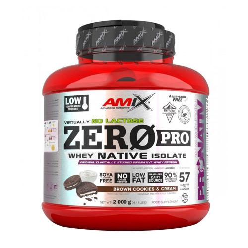 Amix ZeroPro Protein (2000 g, Ciemne ciasteczka z kremem)