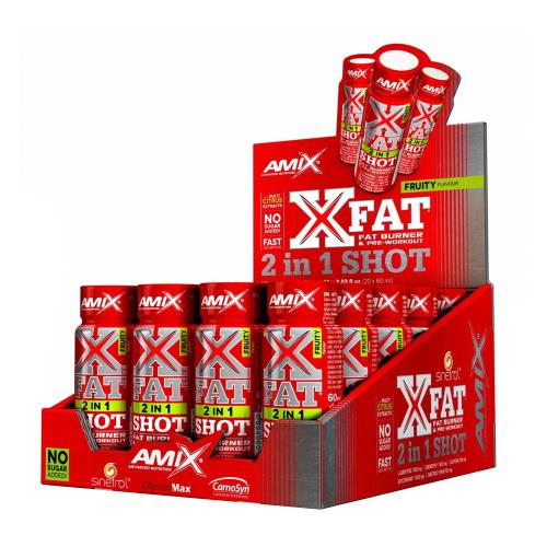 Amix XFat 2in1 SHOT (20 x 60 ml, Owocowy)
