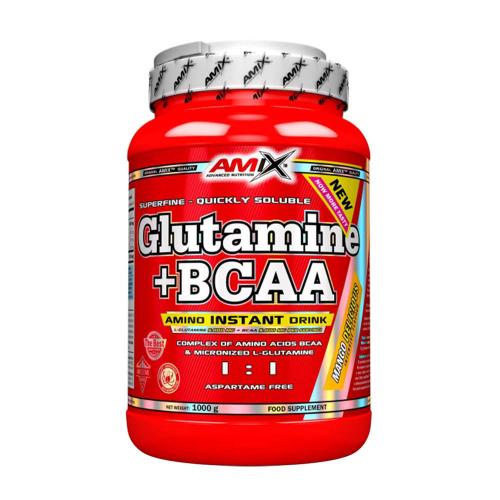 Amix Glutamine + BCAA powder (1000 g, Naturalne)