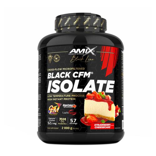 Amix Black Line Black CFM Isolate (2000 g, Sernik truskawkowy)