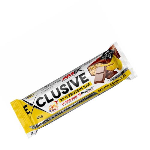 Amix Exclusive Protein Bar (85 g, Banan czekolada)