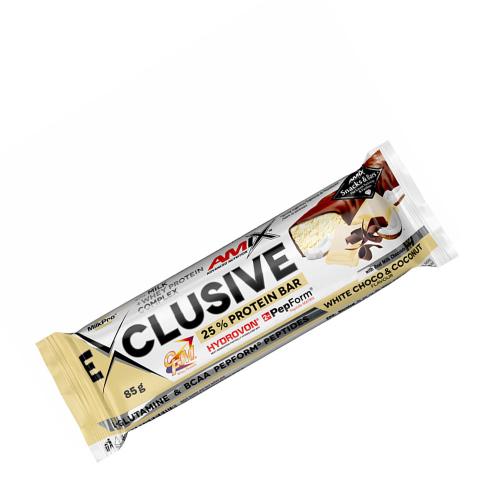 Amix Exclusive Protein Bar (85 g, Biała czekolada)