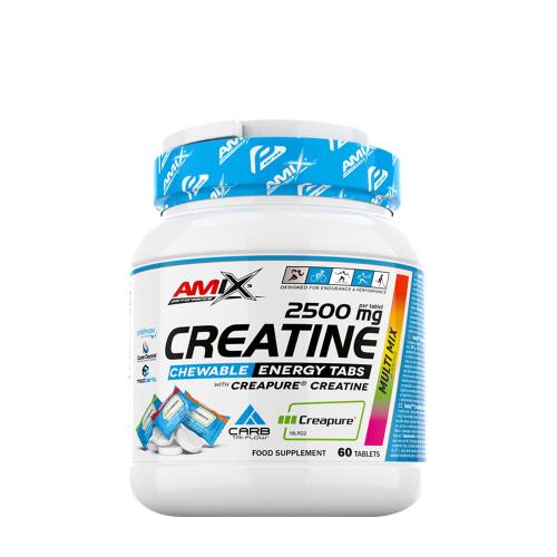 Amix Performance Creatine 2500 mg Chewable Energy Tabs (60 Tabletki do żucia)