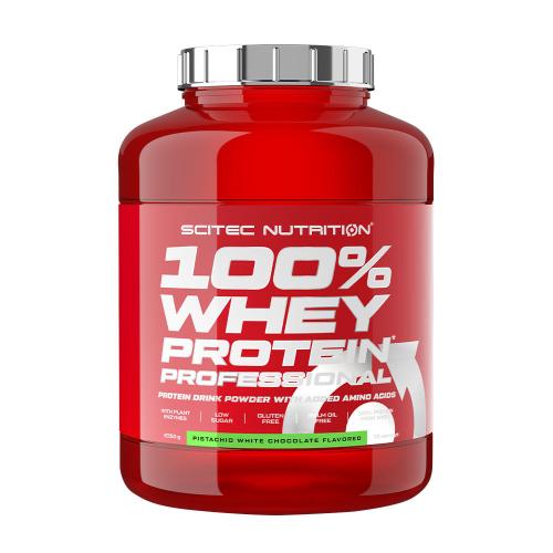 Scitec Nutrition 100% Whey Protein Professional (2350 g, Pistacja - biała czekolada)