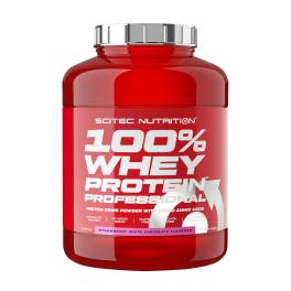   Scitec Nutrition 100% Whey Protein Professional (2350 g, Biała czekolada truskawkowa)