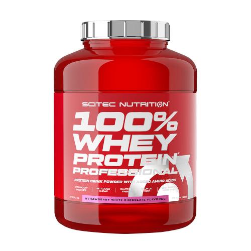Scitec Nutrition 100% Whey Protein Professional (2350 g, Biała czekolada truskawkowa)