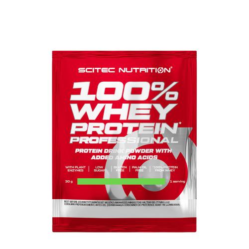 Scitec Nutrition 100% Whey Protein Professional (30 g, Sernik cytrynowy)