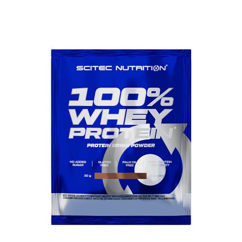 Scitec Nutrition 100% Whey Protein (30 g, Masło orzechowe)