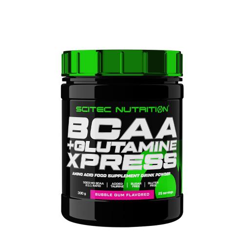 Scitec Nutrition BCAA + Glutamine Xpress (300 g, Guma do żucia)