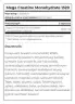 Scitec Nutrition Mega Creatine Monohydrate 1320 (120 Kapsułka)