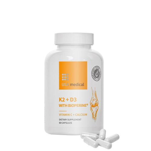 USA medical K2+D3 With Bioperine (60 Kapsułka)