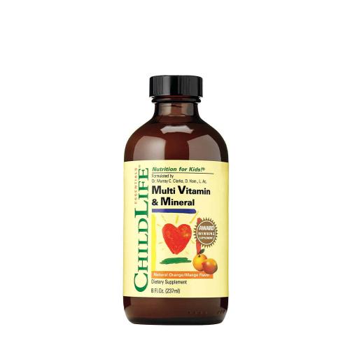 ChildLife Children’s Multi Vitamin & Mineral (237 ml, Pomarańcza Mango)
