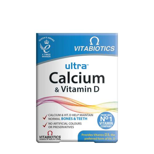 Vitabiotics Ultra wapń i witamina D  - Ultra Calcium & Vitamin D  (30 Tabletka)