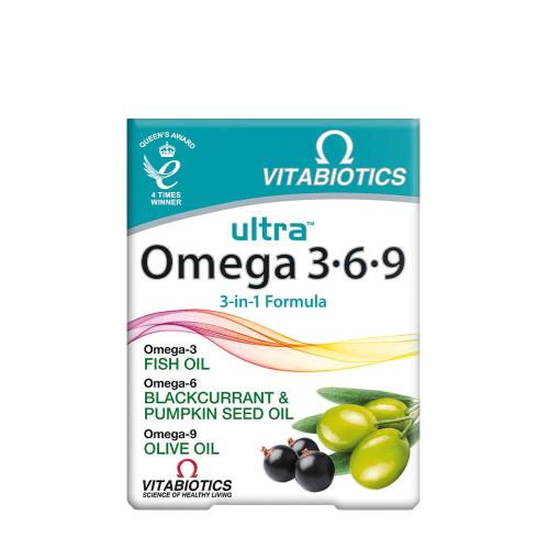 Vitabiotics Ultra Omega 3-6-9 - Ultra Omega 3-6-9 (60 Kapsułka)