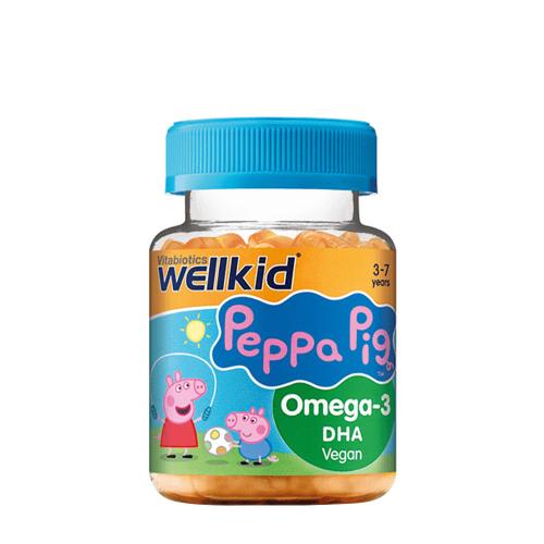 Vitabiotics Wellkid Peppa Pig Omega-3 DHA - Wellkid Peppa Pig Omega-3 DHA (30 Żelka, Pomarańczowy)