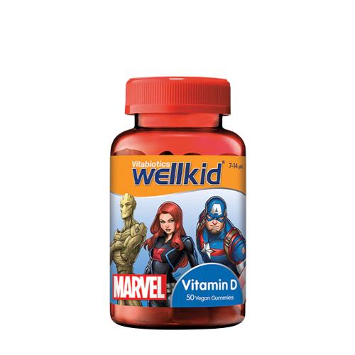 Vitabiotics Wellkid Marvel Żelki z witaminą D - Wellkid Marvel Vitamin D Gummies (50 Żelka, Truskawka)