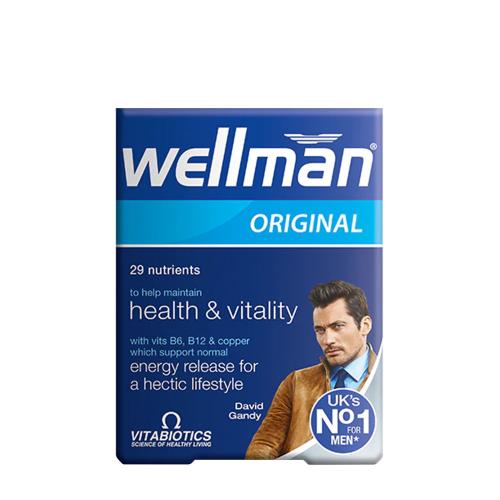 Vitabiotics Wellman Original - Multiwitamina dla mężczyzn - Wellman Original - Multvitamin For Men (30 Tabletka)