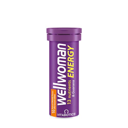Vitabiotics Wellwoman Energy - Wellwoman Energy (10 Tabletka musująca, Pomarańczowy)