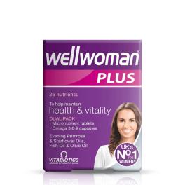   Vitabiotics Wellwoman Plus Omega 3-6-9 - Wellwoman Plus Omega 3-6-9 (56 Tabletka)
