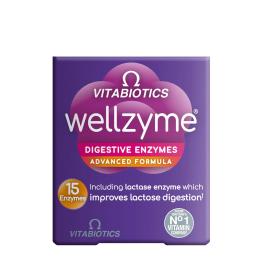   Vitabiotics Zaawansowana formuła enzymów trawiennych Wellzyme  - Wellzyme Digestive Enzymes Advanced Formula  (60 Kapsułka)