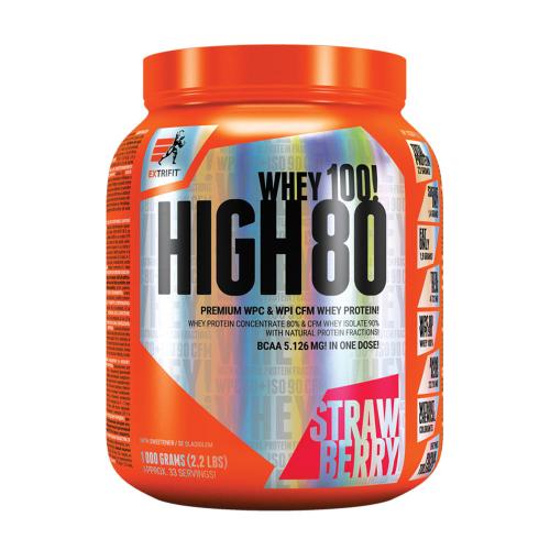 Extrifit High Whey 80 - High Whey 80 (1000 g, Truskawka)