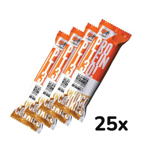 Extrifit Baton proteinowy 30% - Protein Bar 30% (25 x 80 g, Ciastko czekoladowe)