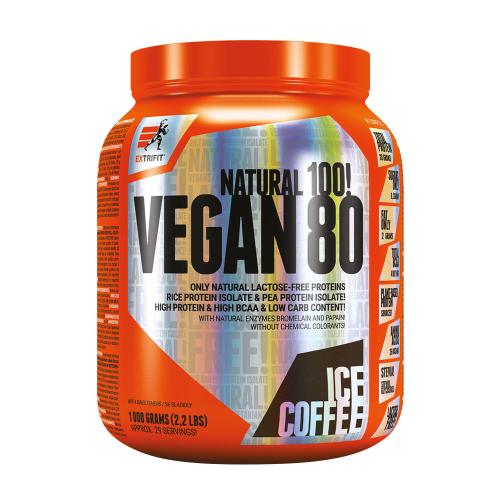 Extrifit Wegańskie 80 - Vegan 80 (1000 g, Kawa mrożona)