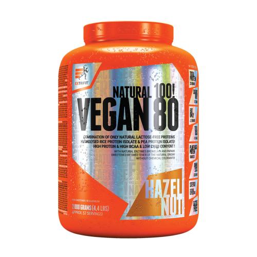 Extrifit Wegańskie 80 - Vegan 80 (2000 g, Orzech laskowy)