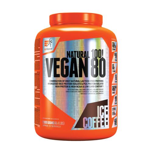 Extrifit Wegańskie 80 - Vegan 80 (2000 g, Kawa mrożona)