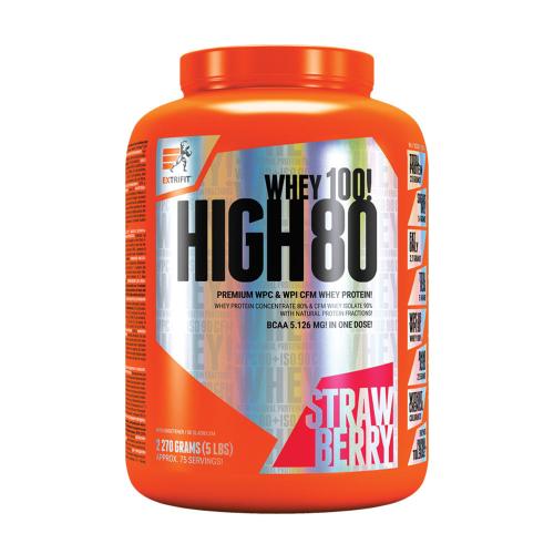 Extrifit High Whey 80 - High Whey 80 (2270 g, Truskawka)