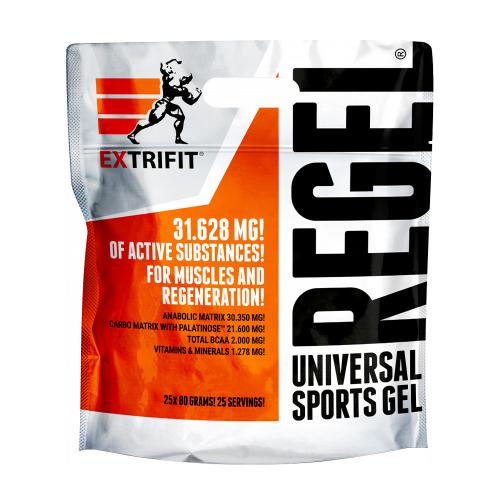 Extrifit Regel Gel - Regel Gel (25 x 80 g, Cytryna Pomarańcza)