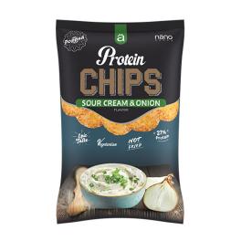   Nanosupps Chipsy proteinowe - Protein Chips (40 g, Cebula z kwaśną śmietaną)