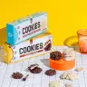 Nanosupps CIASTECZKA - Ciasteczka proteinowe - COOKIES - Protein Cookies (128 g, Karmel z orzechami laskowymi)