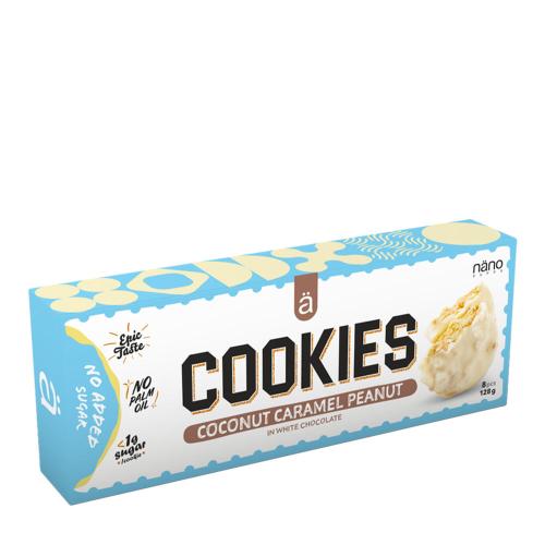 Nanosupps CIASTECZKA - Ciasteczka proteinowe - COOKIES - Protein Cookies (128 g, Kokos Karmel Orzeszki ziemne)