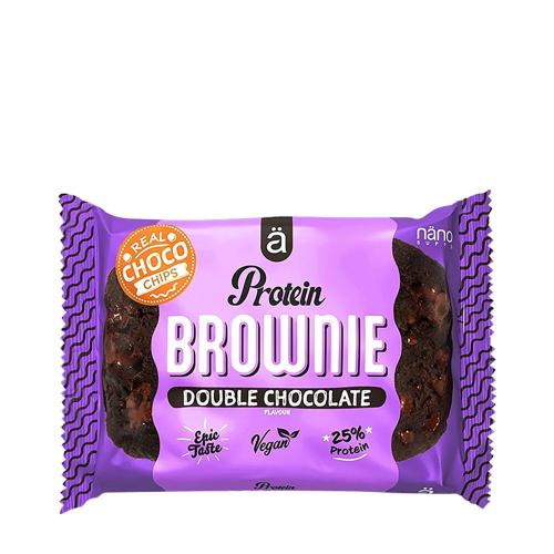 Nanosupps Proteinowe Brownie - Protein Brownie (60 g, Podwójna czekolada)