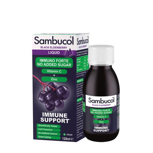 Sambucol Immuno Forte Sugar Free Liquid (120 ml, Czarny Bez)