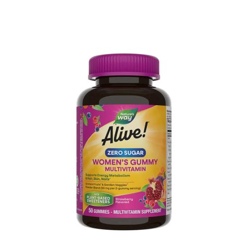 Nature's Way Alive!® Zero Sugar Women's Gummy Multivitamin (50 Żelka)