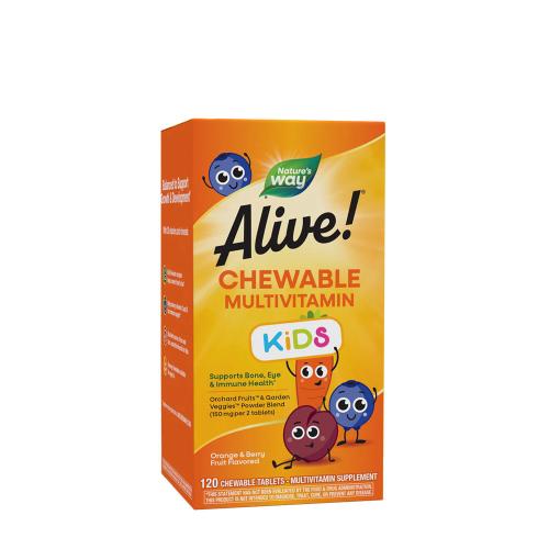 Nature's Way Alive!® Kids Chewable Multivitamin (120 Tabletki do żucia)