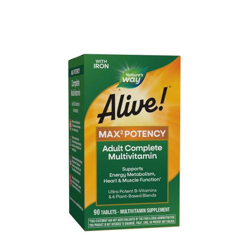 Nature's Way Alive!® Max3 Potency Multivitamin (90 Tabletka)