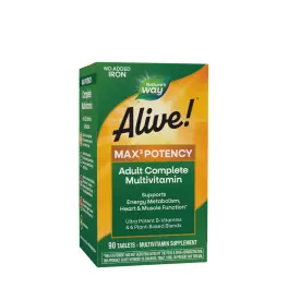   Nature's Way Alive!® Max3 Daily Multivitamin Without Iron (90 Tabletka)