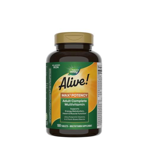 Nature's Way Alive!® Max3 Daily Multivitamin Without Iron (180 Tabletka)