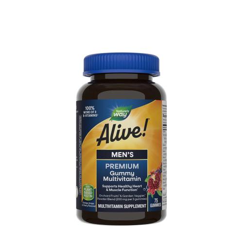 Natures Way Alive!® Premium Men’s Gummy Multivitamin (75 Żelka)