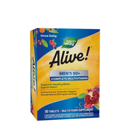 Natures Way Alive!® Men's 50+ Complete Multivitamin (50 Tabletka)