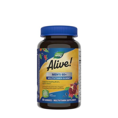 Natures Way Alive!® Men’s 50+ Gummy Multivitamin (60 Żelka)