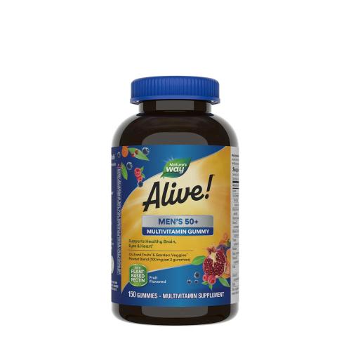 Natures Way Alive!® Men’s 50+ Gummy Multivitamin (150 Želka)