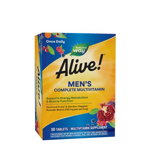 Natures Way Alive!® Men’s Complete Multivitamin (130 Tabletka)