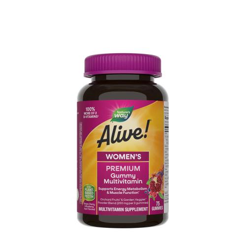 Natures Way Alive!® Premium Women’s Gummy Multivitamin (75 Żelka)