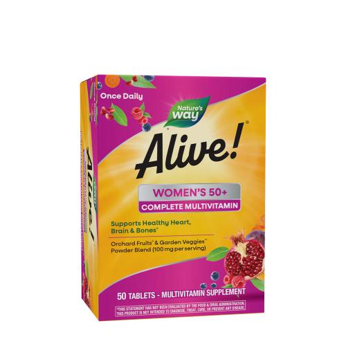 Natures Way Alive!® Women’s 50+ Complete Multivitamin (50 Tabletka)