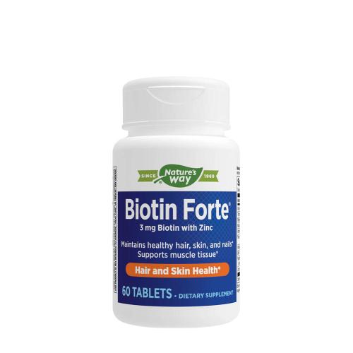 Natures Way Biotin Forte® with Zinc (60 Tabletka)