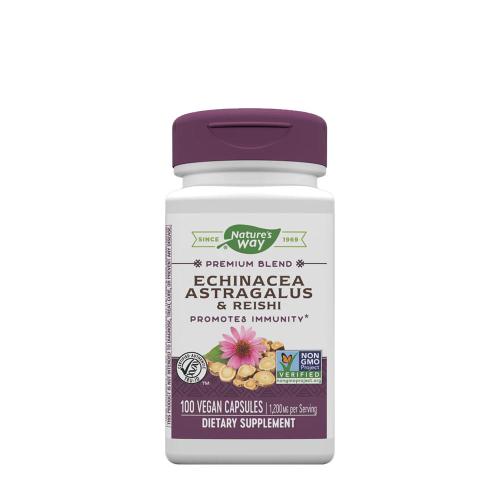 Natures Way Echinacea Astragalus & Reishi (100 Kapsułka)